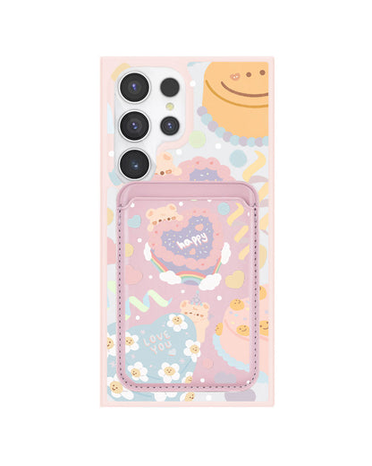Android Magnetic Wallet Case - Cake Party
