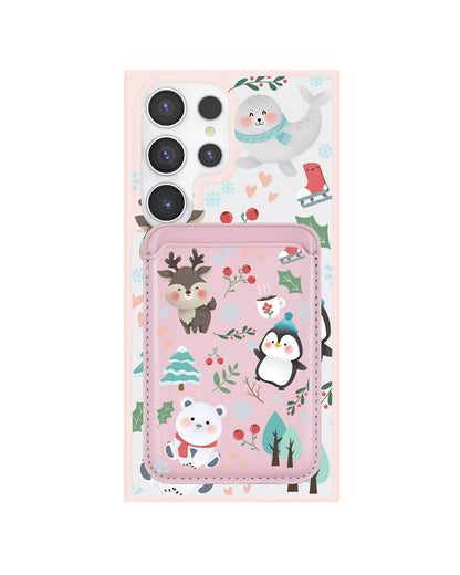 Android Magnetic Wallet Case - Winter