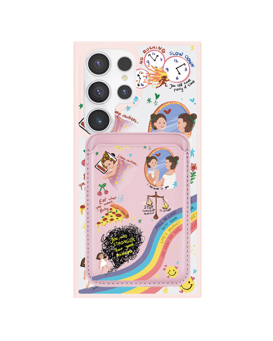 Android Magnetic Wallet Case - Self Love 2.0