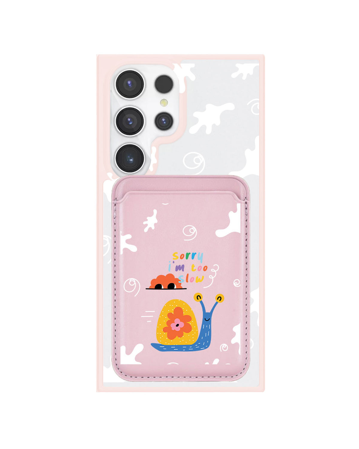 Android Magnetic Wallet Case - Sorry Being Slow