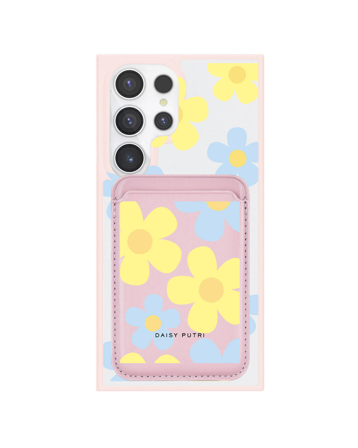 Android Magnetic Wallet Case - Daisy Skies
