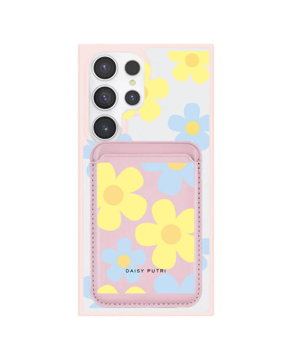 Android Magnetic Wallet Case - Daisy Skies