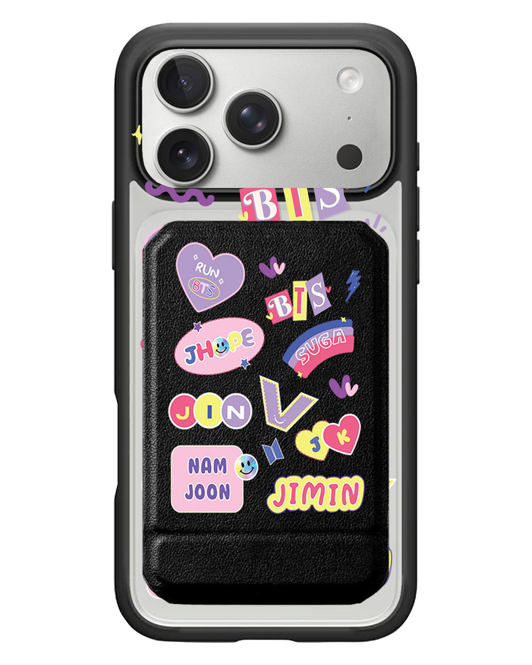 iPhone Magnetic Multifold Wallet - BTS Members
