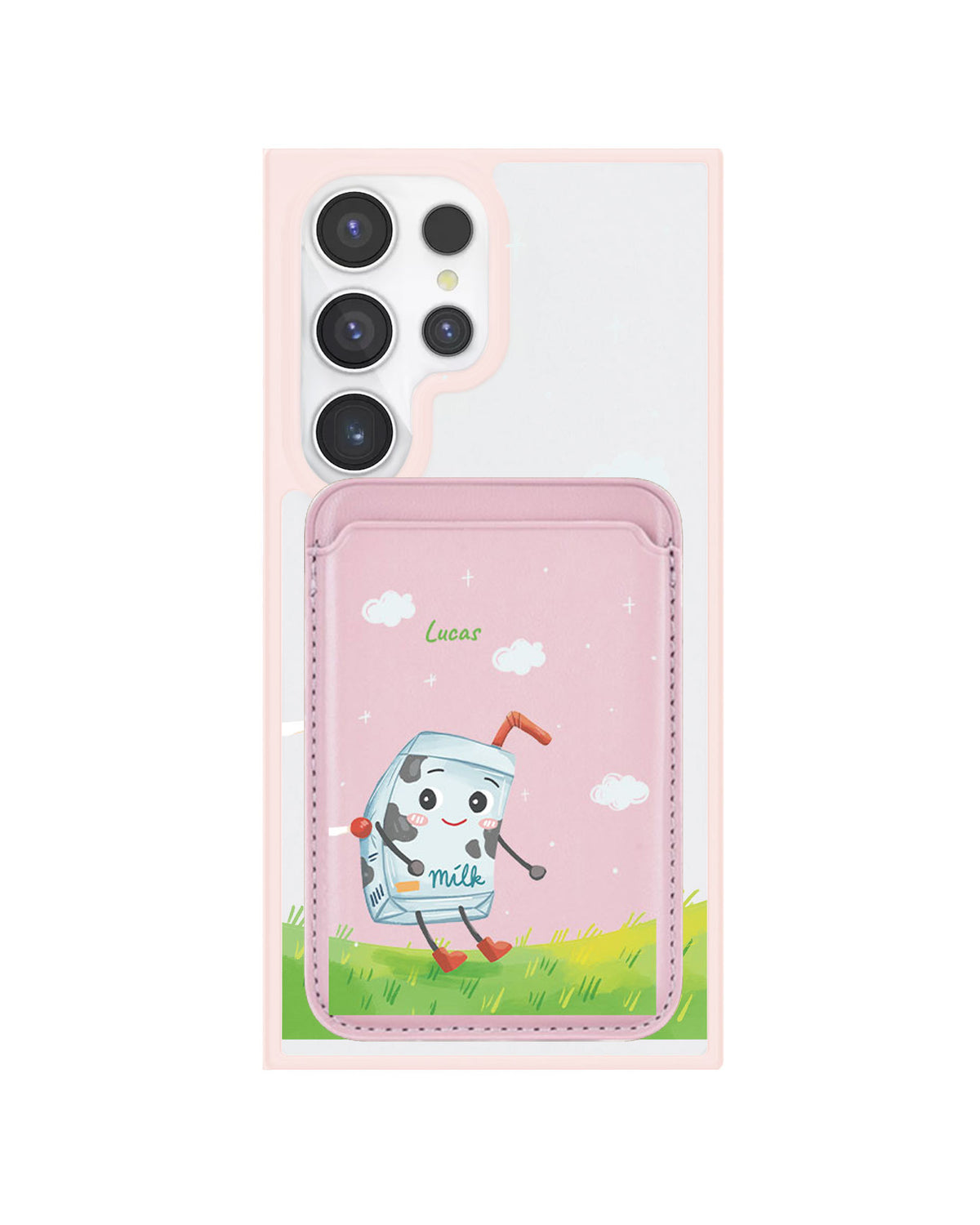 Android Magnetic Wallet Case - Milk To My Cookies (Couple Case)