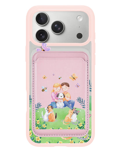 iPhone Magnetic Wallet Case - Adorable Animals