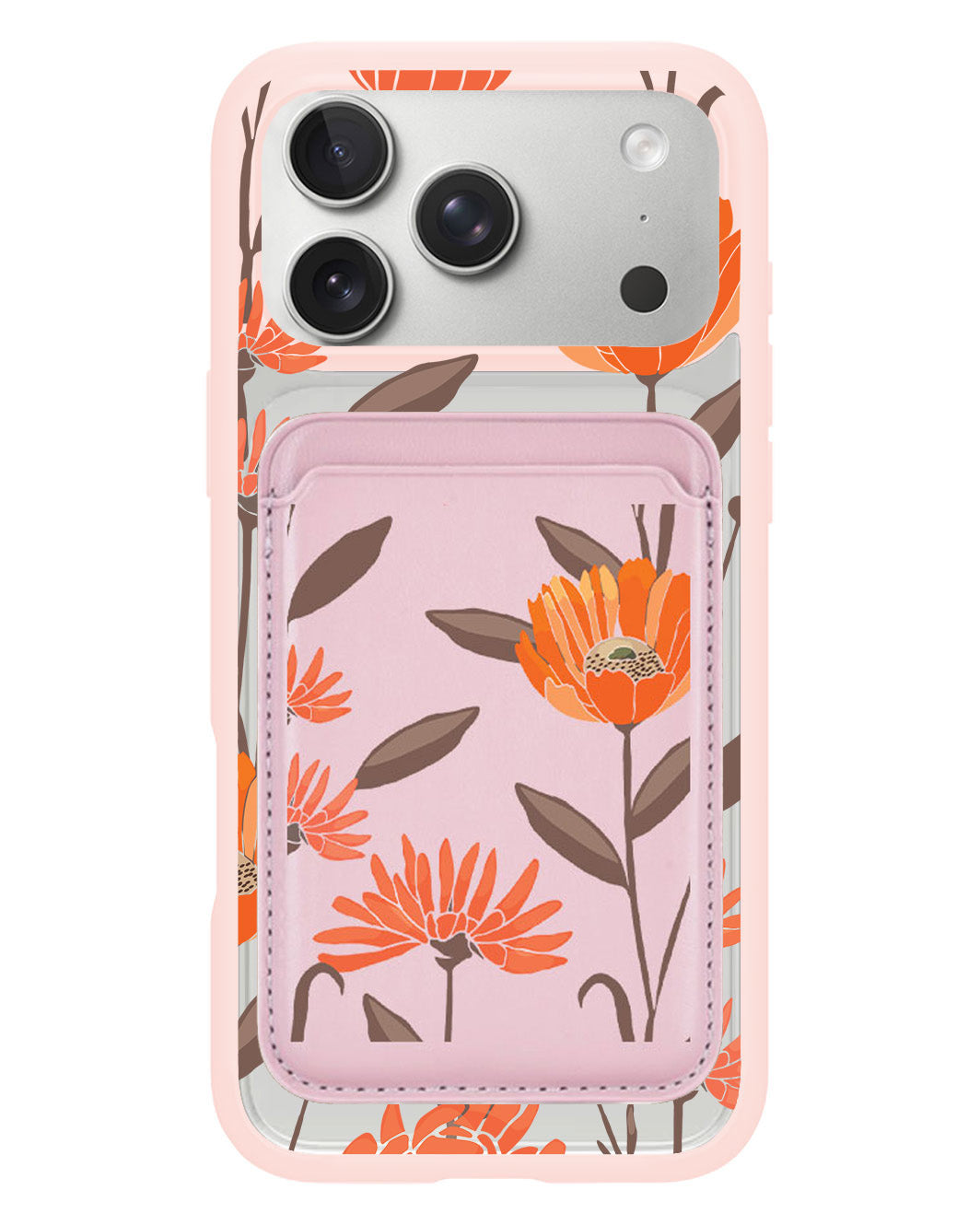 iPhone Magnetic Wallet Case - November Marigold