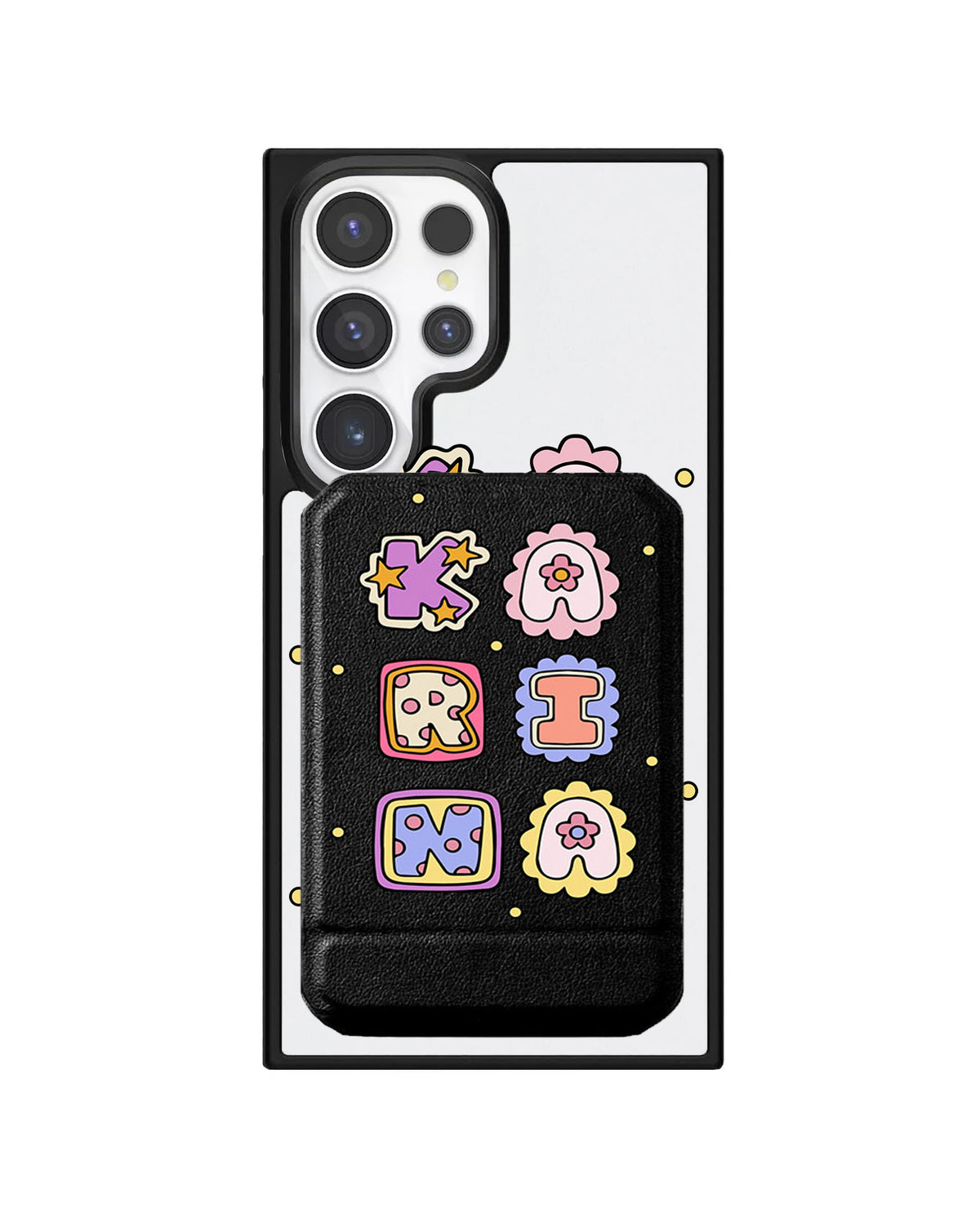 Android Magnetic Multifold Wallet - Adorable Monogram 2.0