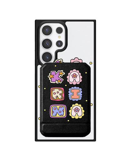 Android Magnetic Multifold Wallet - Adorable Monogram 2.0