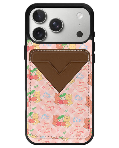 iPhone Avant Wallet Case - Cherry Bear