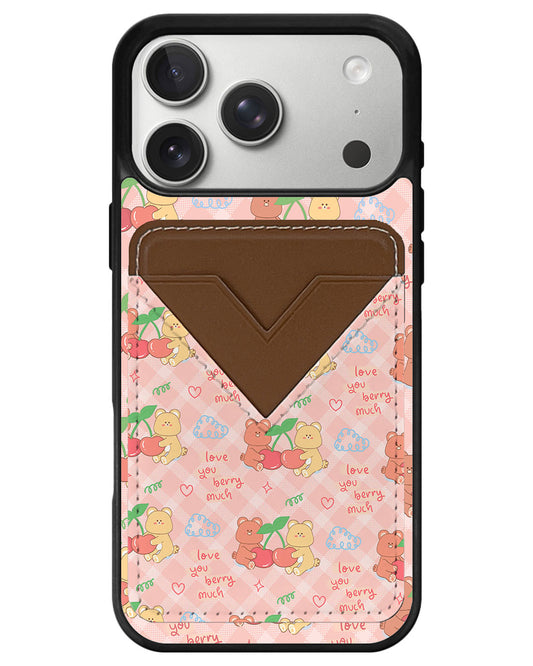 iPhone Avant Wallet Case - Cherry Bear