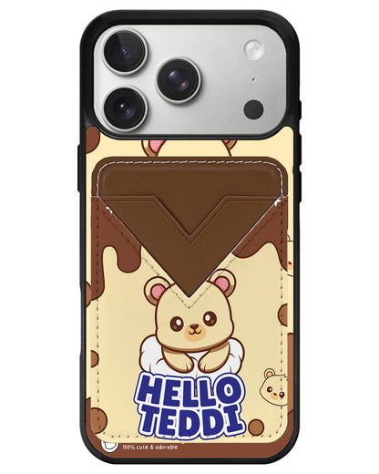 iPhone Avant Wallet Case - Hello Teddi 1.0