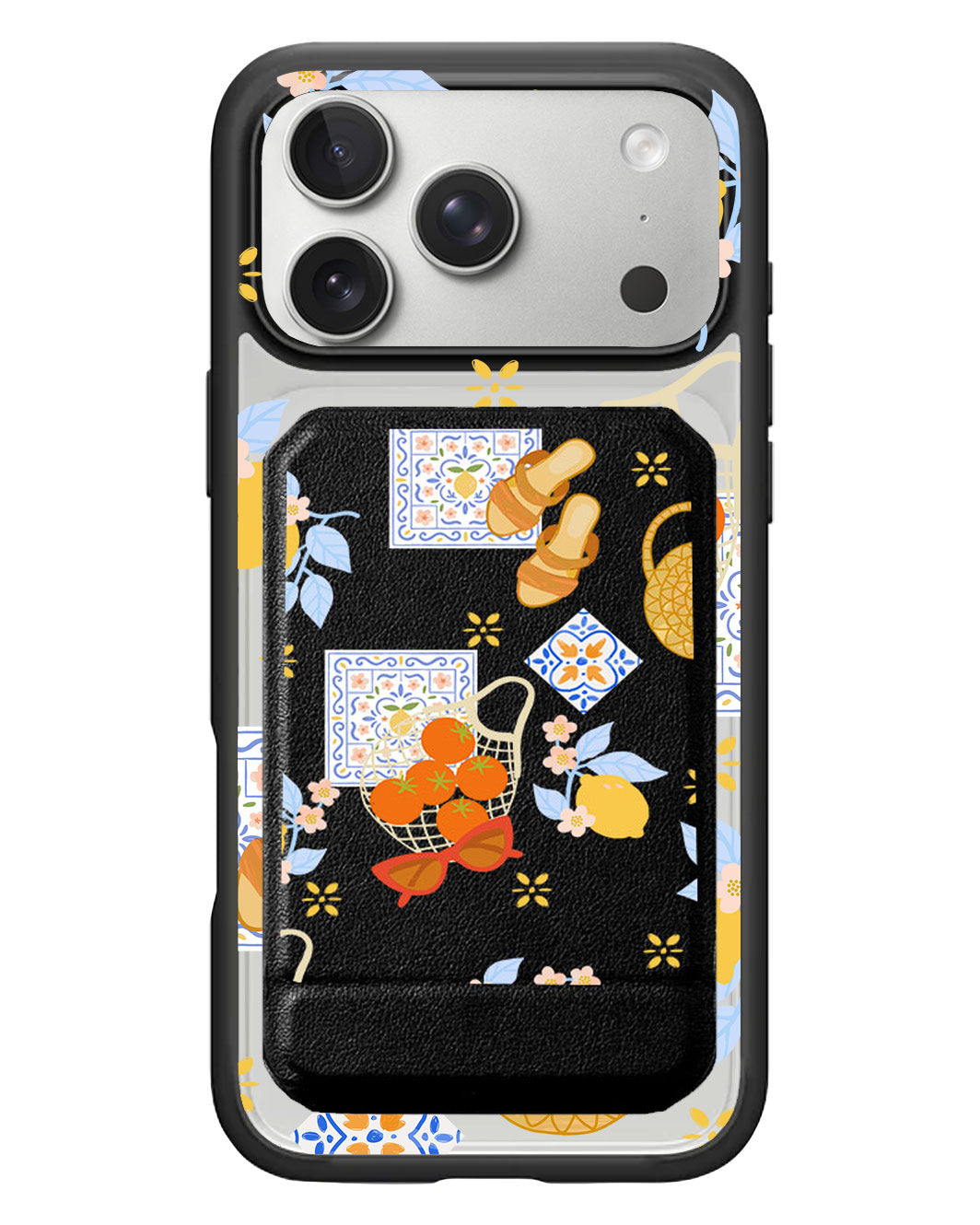 iPhone Magnetic Multifold Wallet - Santorini