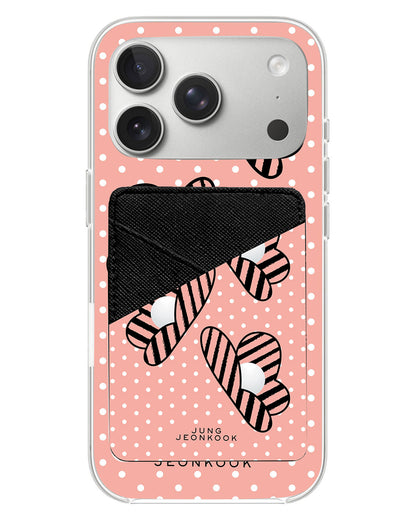 iPhone Phone Wallet Case - Pink Honey