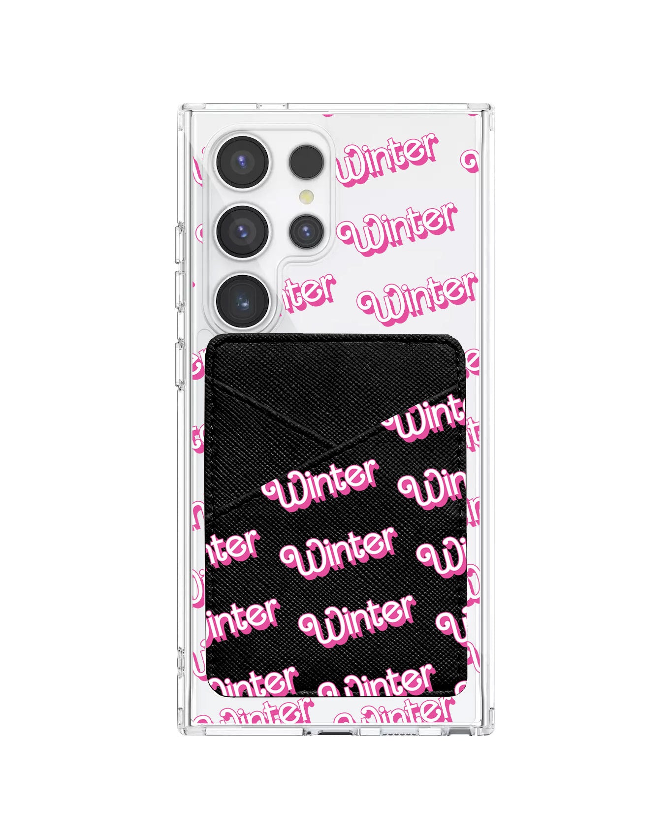 Android Phone Wallet Case - Barbie Monogram