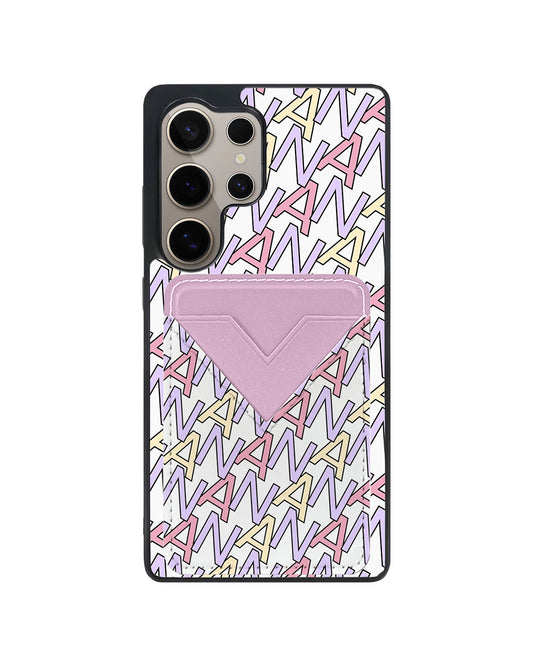Android Avant Wallet Case - Initial Monogram 5.0