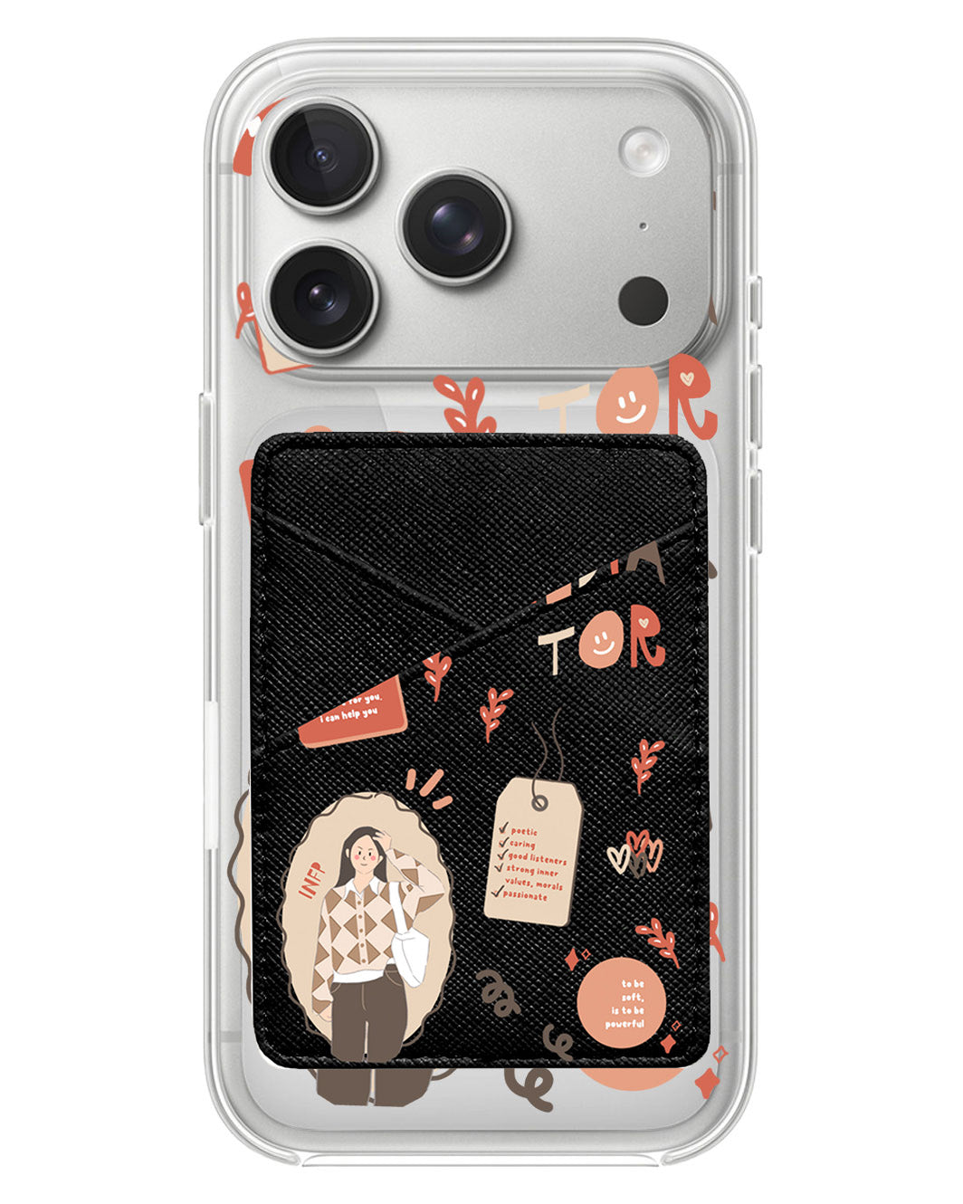iPhone Phone Wallet Case - Infp