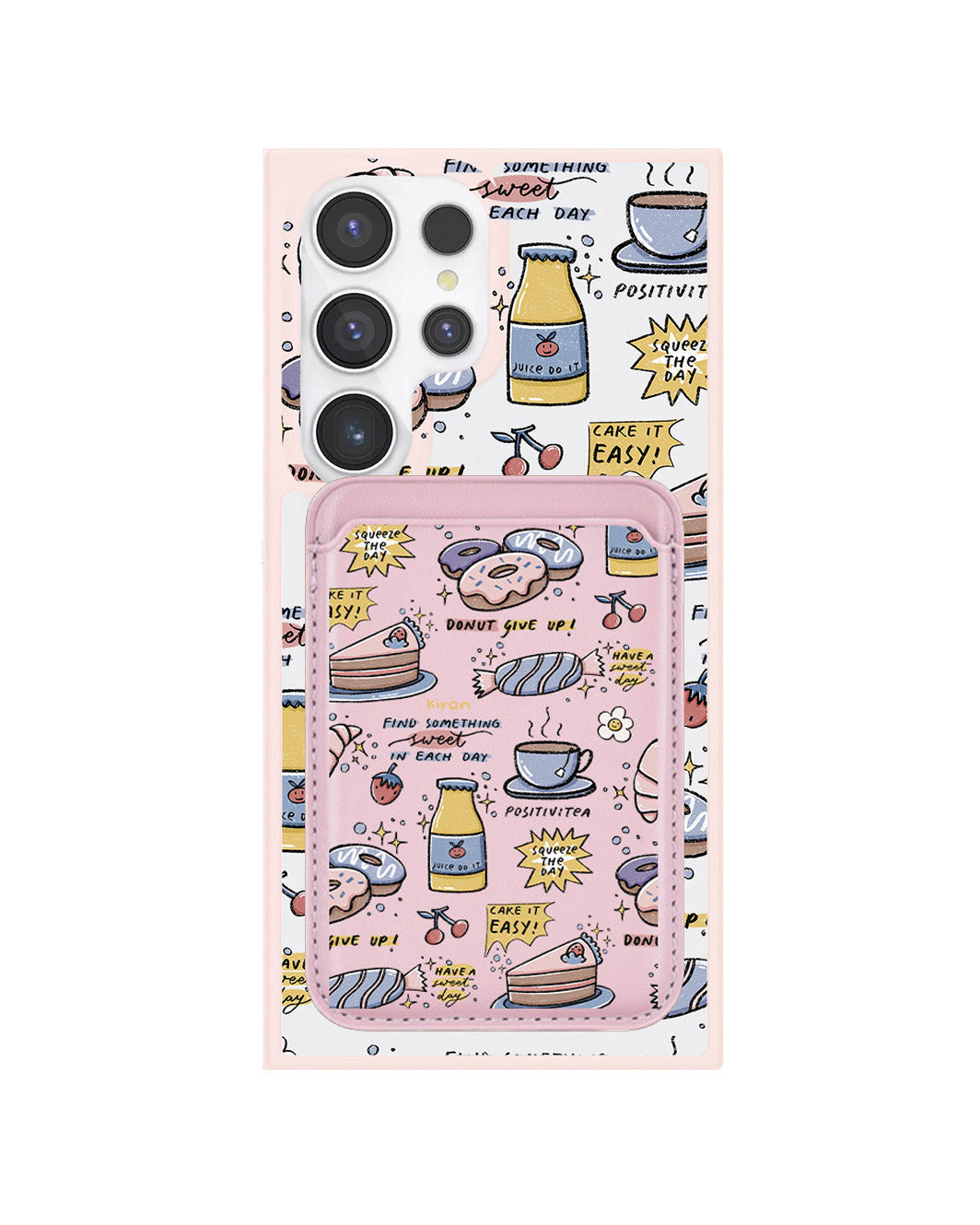Android Magnetic Wallet Case - Sweets
