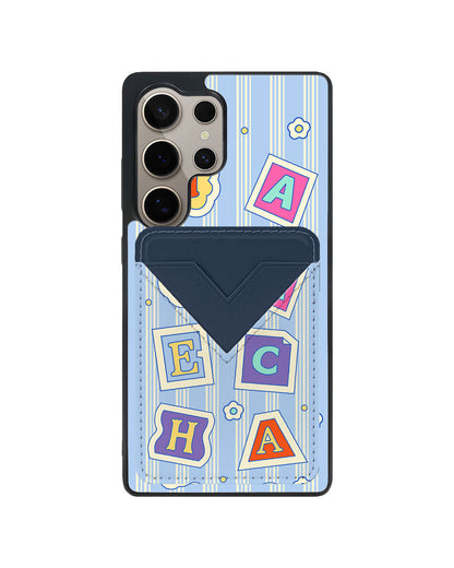 Android Avant Wallet Case - Adorable Monogram 3.0
