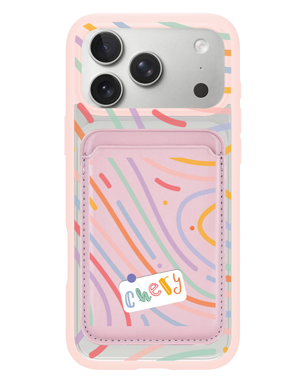 iPhone Magnetic Wallet Case - Doodle Monogram 2.0