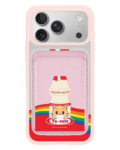 iPhone Magnetic Wallet Case - Yacute Cat