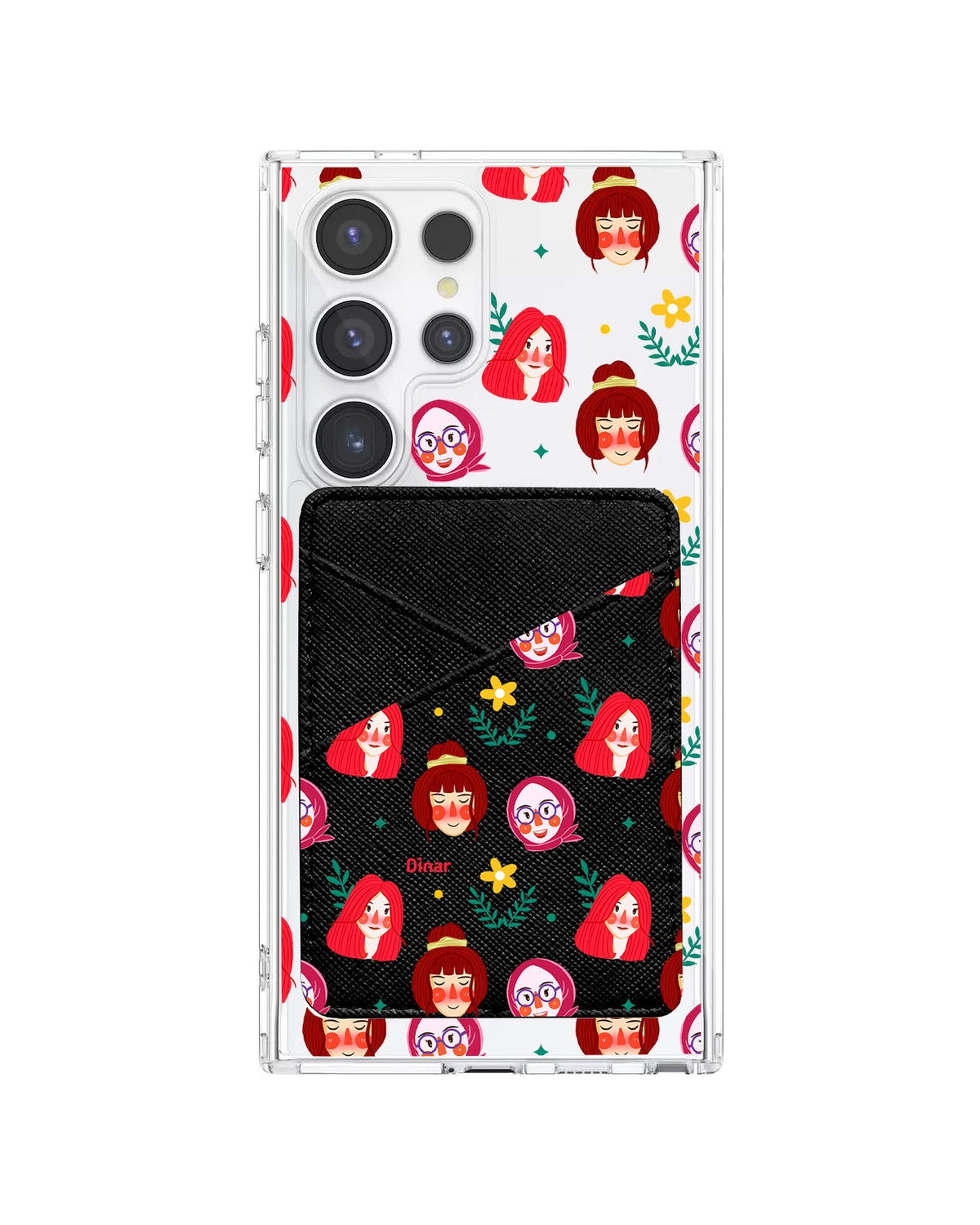 Android Phone Wallet Case - Lovely Faces