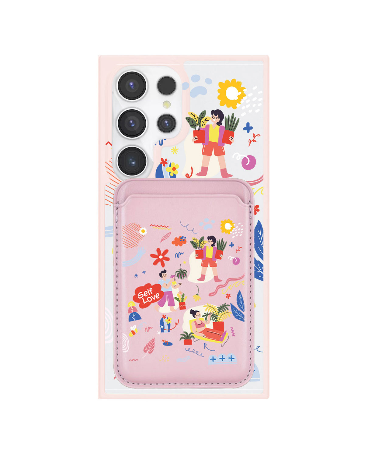 Android Magnetic Wallet Case - Self Love Sticker Pack 1.0