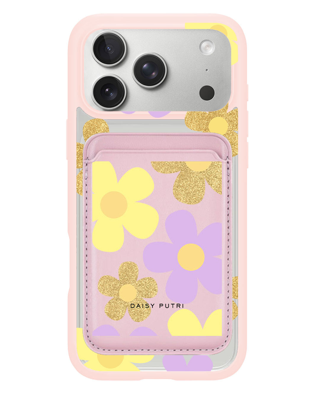 iPhone Magnetic Wallet Case - Daisy Twinkle