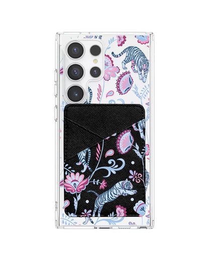 Android Phone Wallet Case - Tiger & Floral 3.0