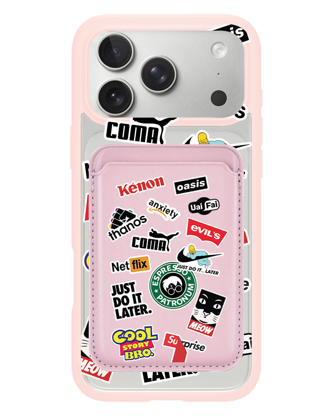 iPhone Magnetic Wallet Case - Brand Parody 1.0