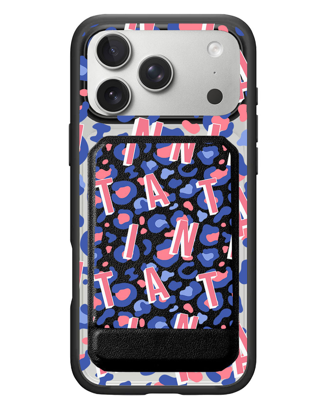 iPhone Magnetic Multifold Wallet - Leopard Monogram 1.0