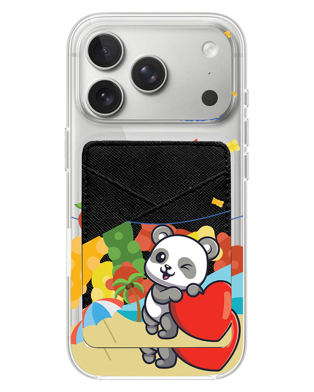 iPhone Phone Wallet Case - Yipi Baby Panda