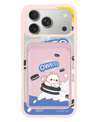 iPhone Magnetic Wallet Case - Oweo Dog