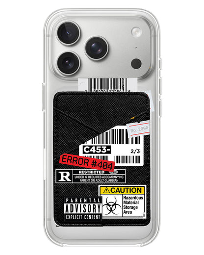 iPhone Phone Wallet Case - Label Sticker Pack