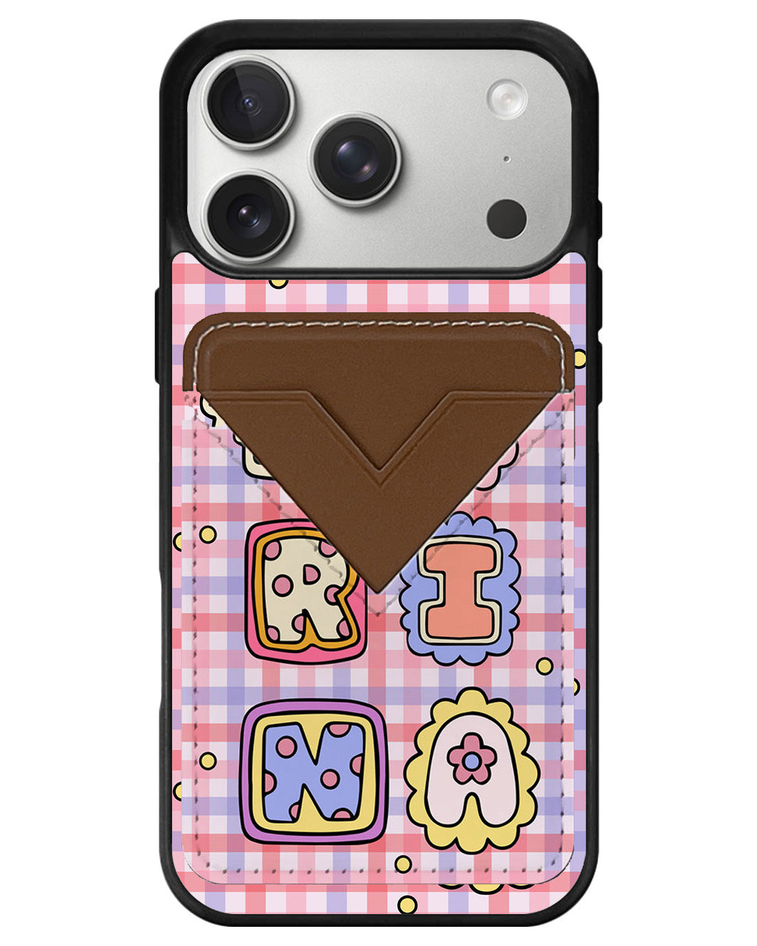 iPhone Avant Wallet Case - Adorable Monogram 2.0