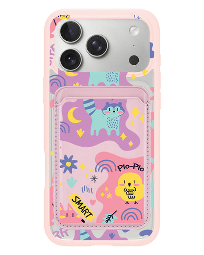 iPhone Magnetic Wallet Case - Pio N Friends