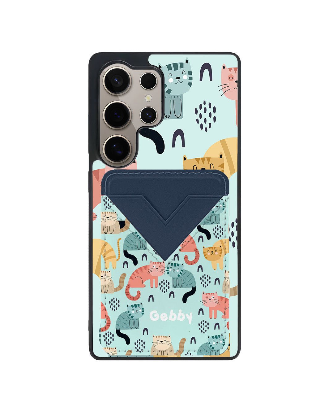Android Avant Wallet Case - Rainbow Meow