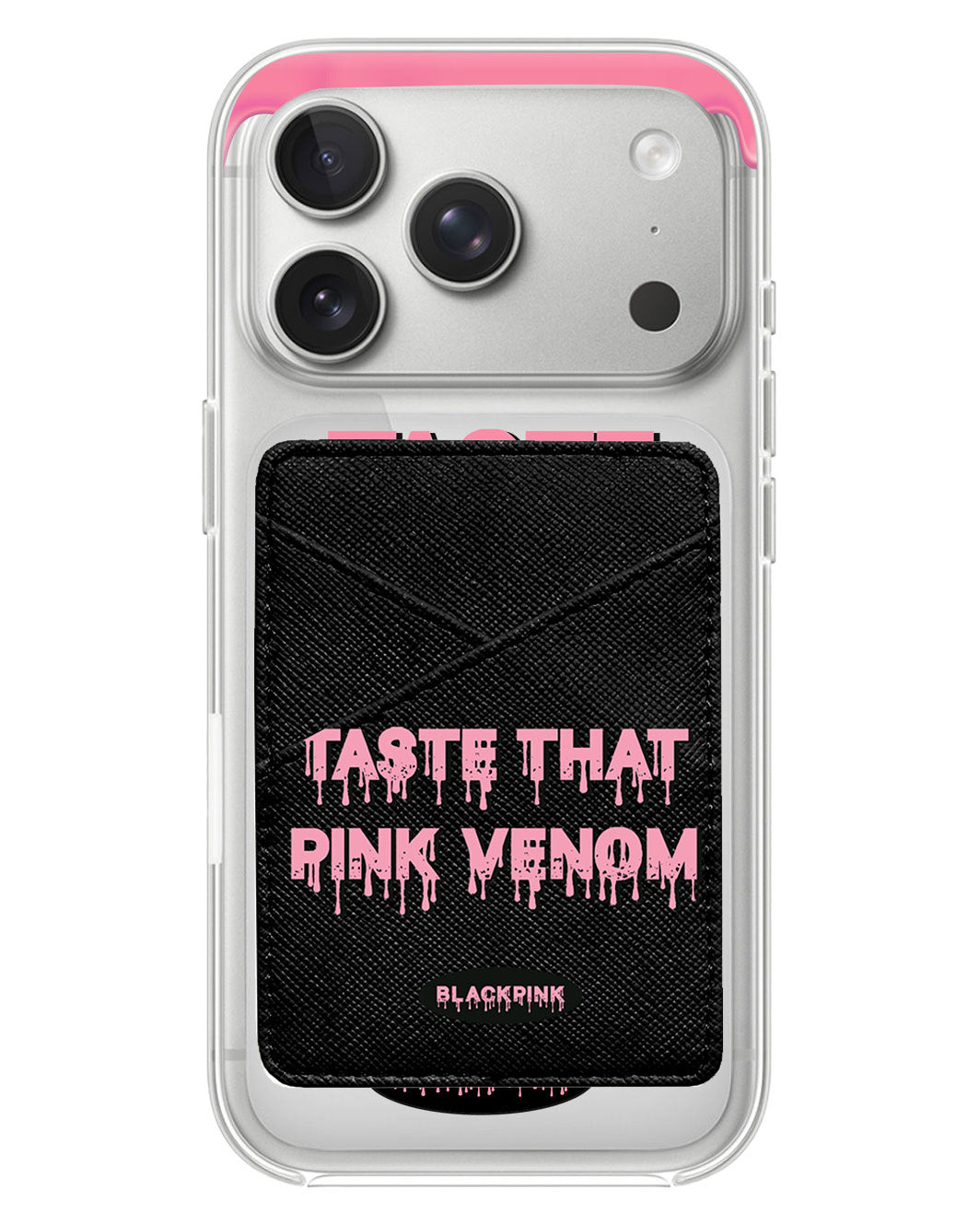 iPhone Phone Wallet Case - Pink Venom