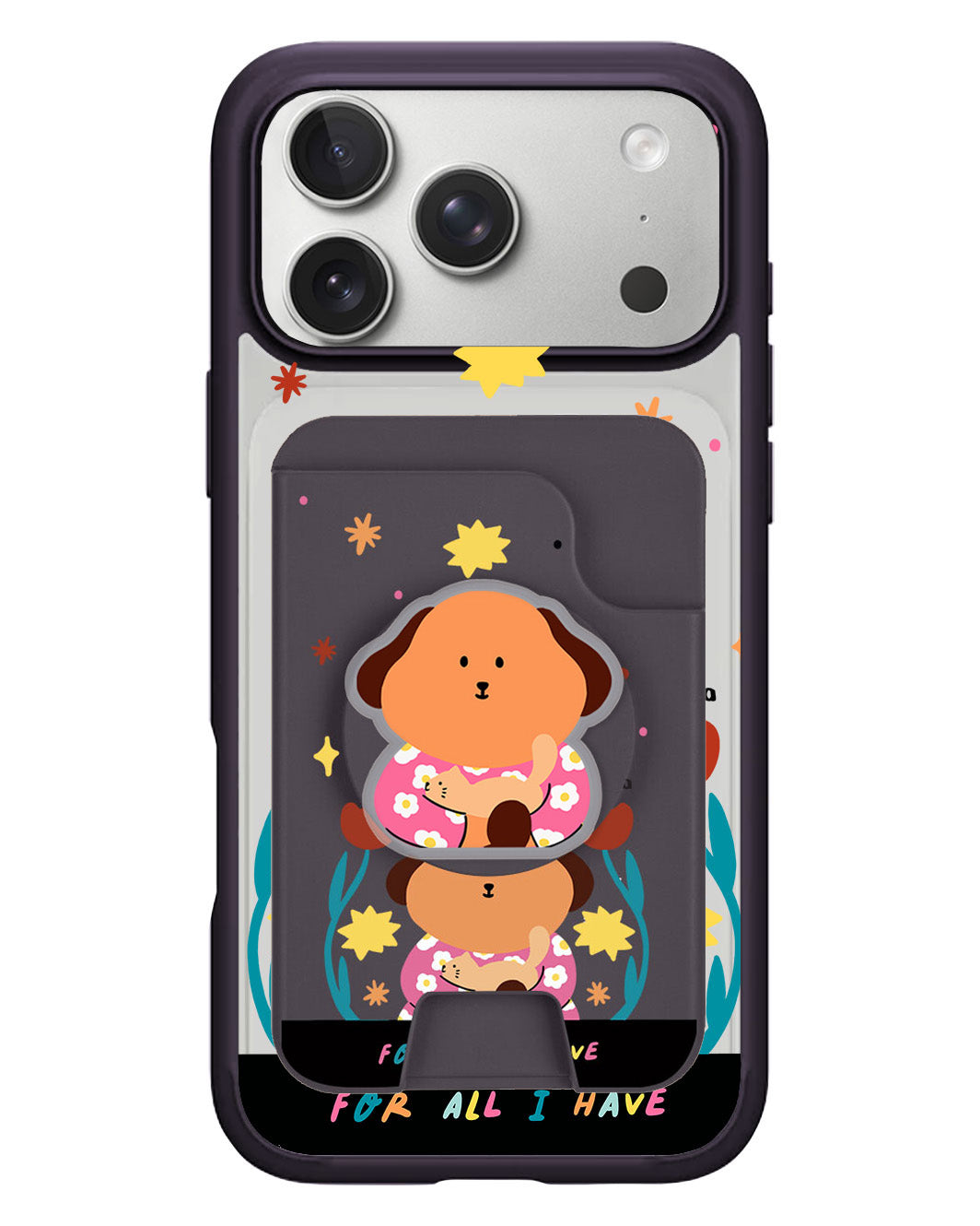 iPhone Magpop Wallet - Kiku and The Cat