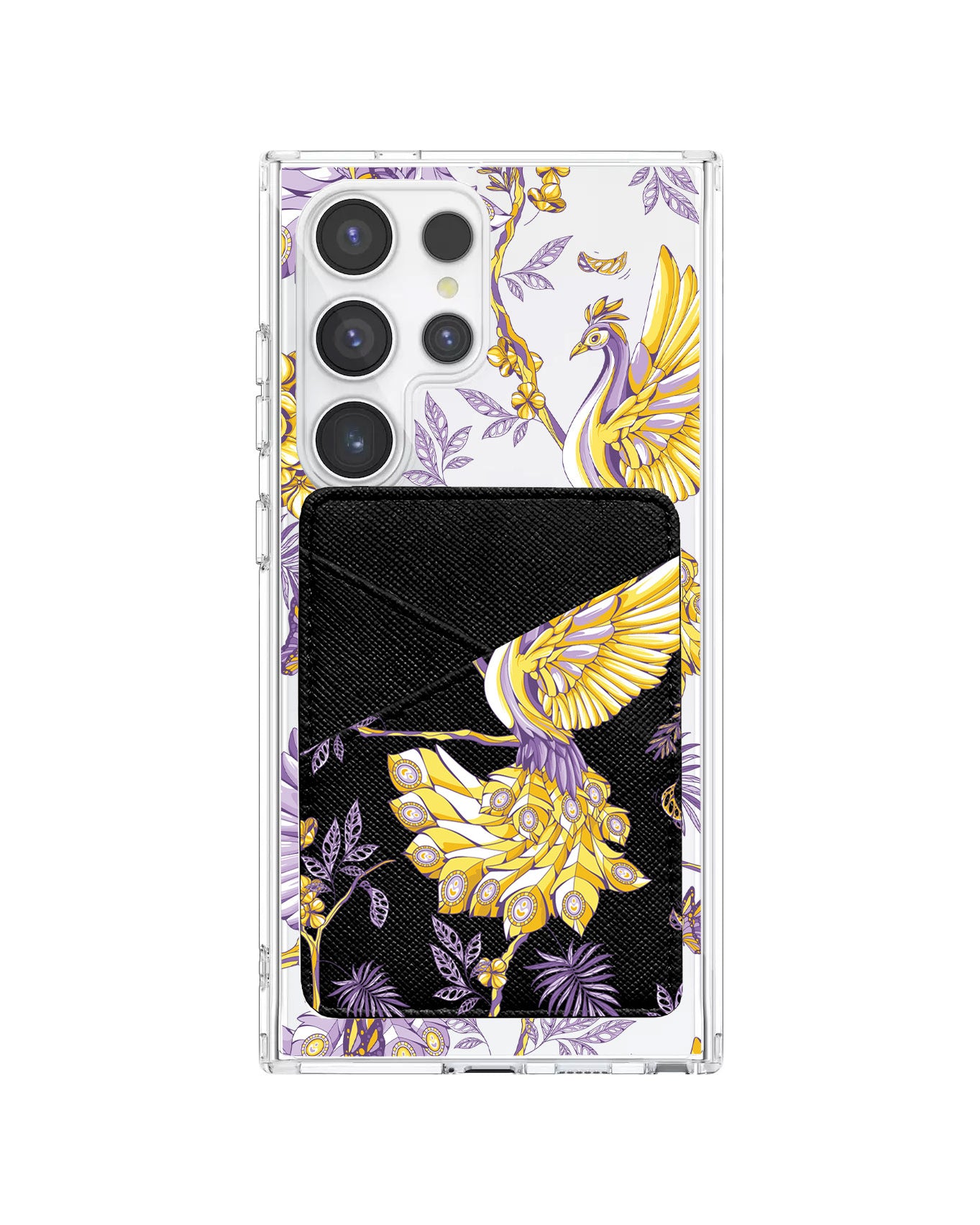 Android Phone Wallet Case - Peacock 3.0