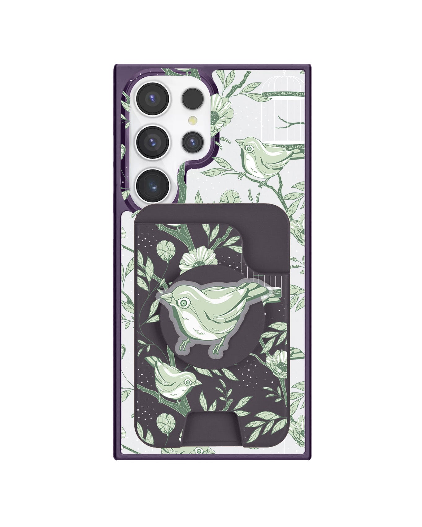 Android Magpop Wallet - Lovebird Monochrome 4.0