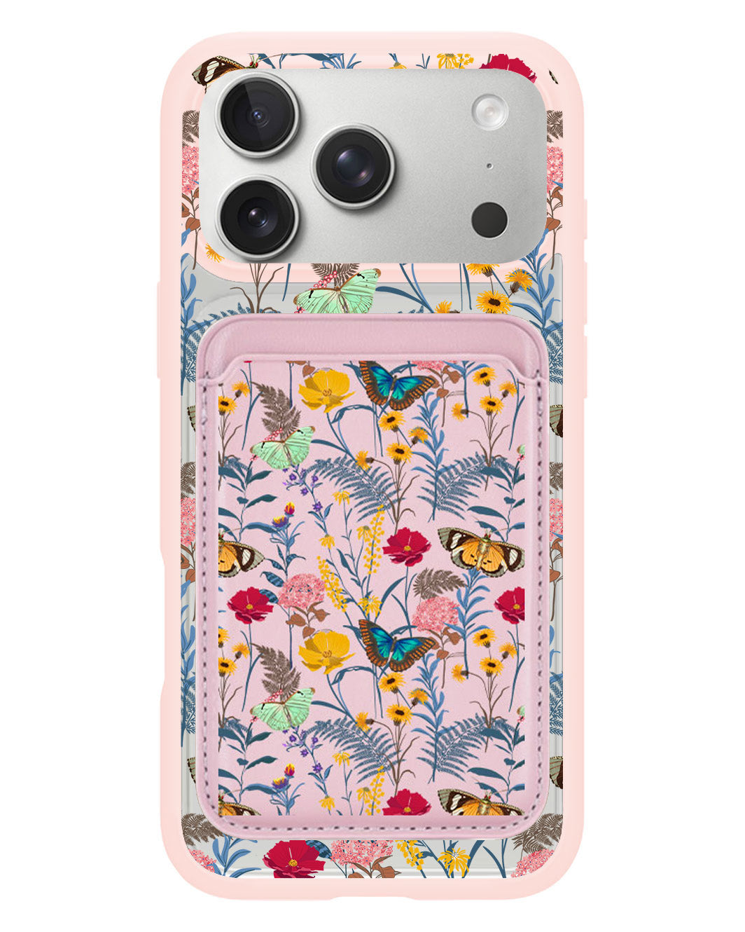 iPhone Magnetic Wallet Case - Flora Magnolia
