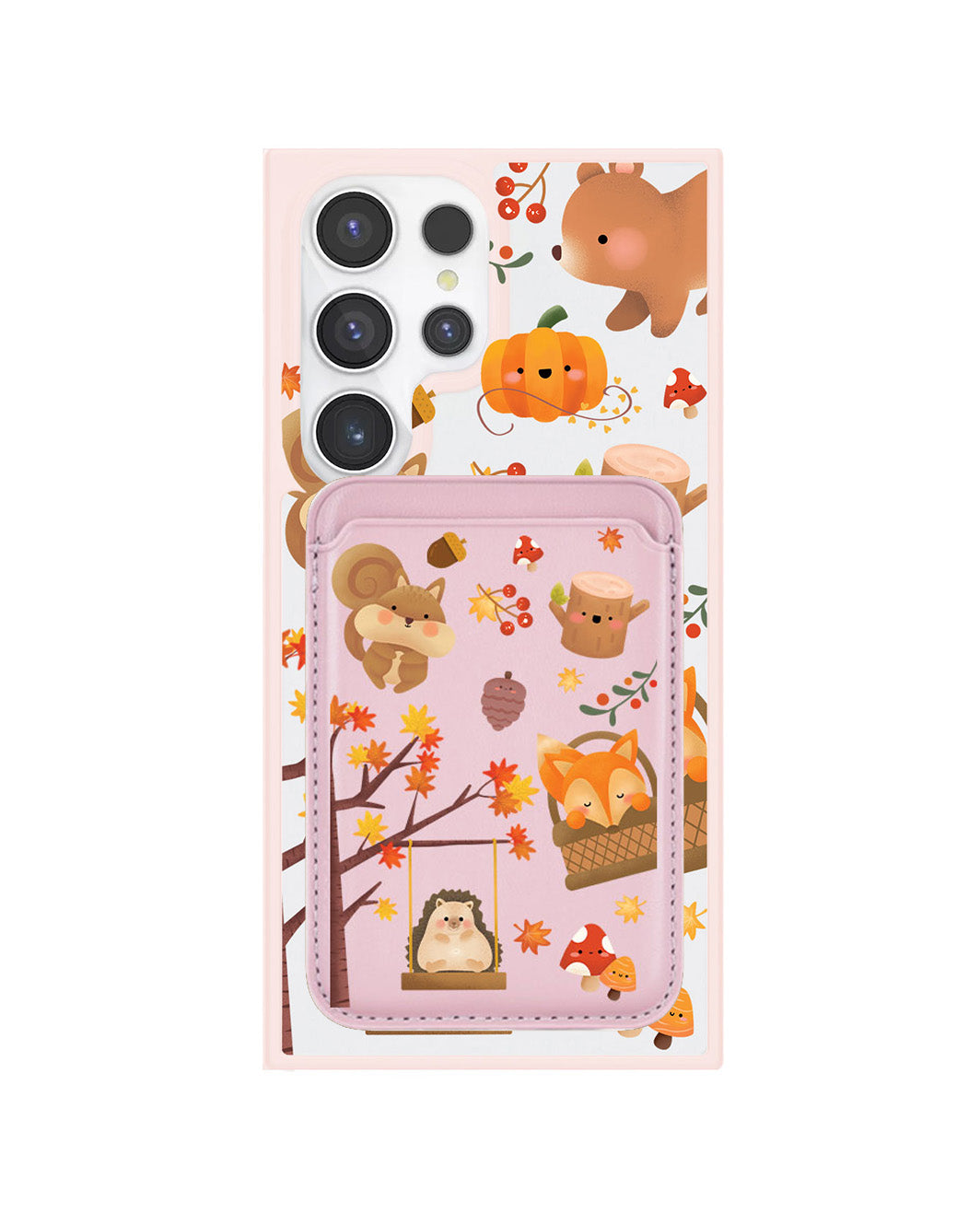 Android Magnetic Wallet Case - Autumn