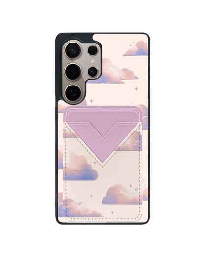 Android Avant Wallet Case - Pastel Clouds