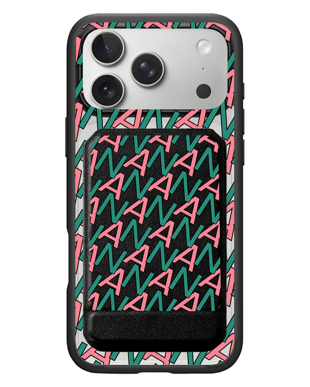 iPhone Magnetic Multifold Wallet - Initial Monogram 7.0