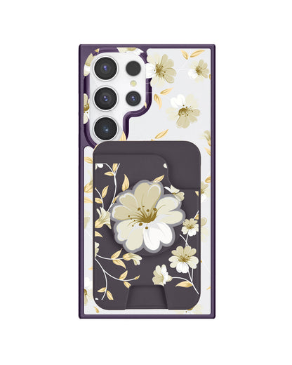 Android Magpop Wallet - White Magnolia