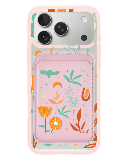 iPhone Magnetic Wallet Case - Autumn Botanical