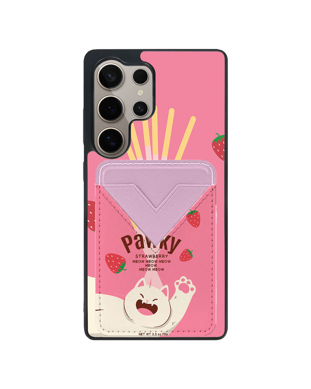 Android Avant Wallet Case - Pawky Cat