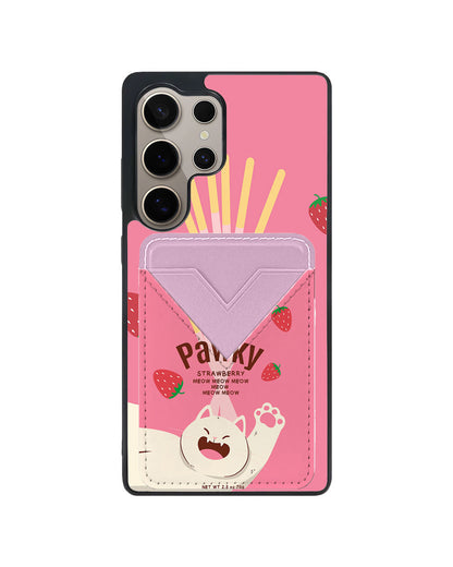 Android Avant Wallet Case - Pawky Cat