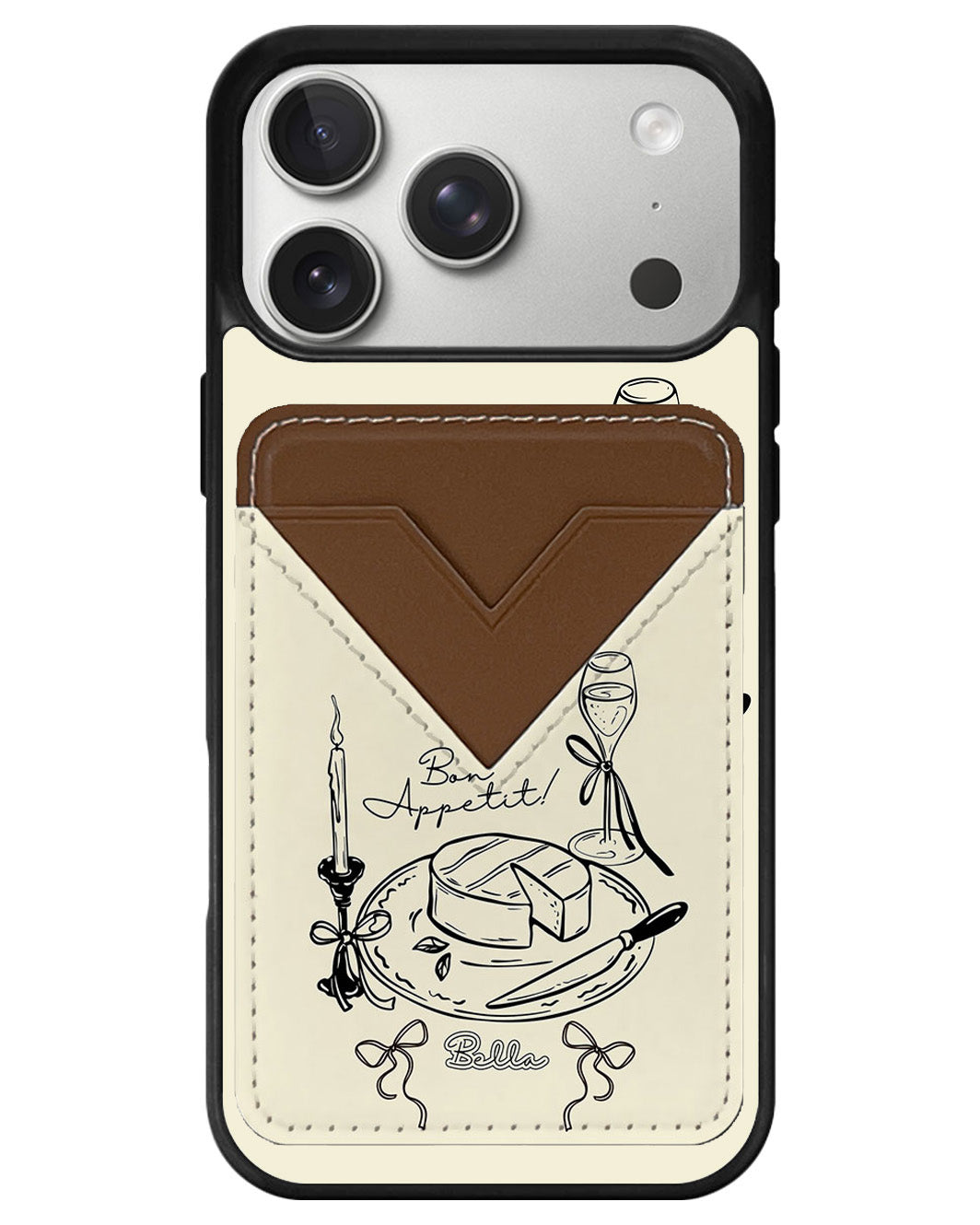 iPhone Avant Wallet Case - Bon Appetit