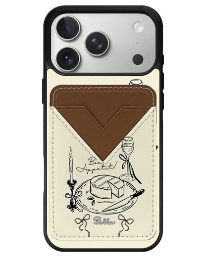 iPhone Avant Wallet Case - Bon Appetit